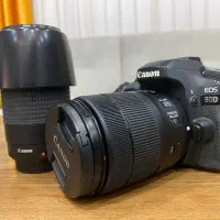 دوربین canon 80 d به همراه لنز 135-18 و لنز 300-75
