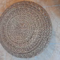 مبل حصیری نیم ست،پاف حصیری،تختخواب،جاکفشی،کنسول و