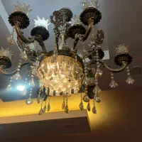 لوستر سقفی مدرن کریستالی