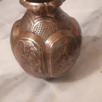 گلدان قندان مسی