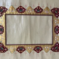 تذهیب روی کاغذ آهار مهره