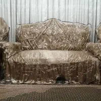 کاوروروکش مبل 9نفری سلطنتی نایلونی ژله‌ای