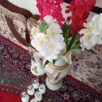 گلدون با جام|صنایع دستی و سایر لوازم تزئینی|آستانه اشرفیه, |دیوار