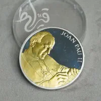 سکه نقره گلدکوعست کلکسیونی کمیاب فاکتور شناسنامه