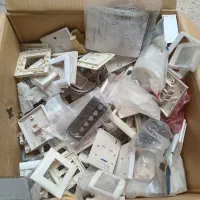 فیس پلیت پریز شبکه روکار کیستون و نمره سیم حلقه ای|مودم و تجهیزات شبکه|تهران, شوش|دیوار