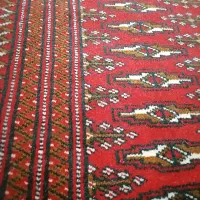 دوتخته قالیچه ترکمن دستباف بسیار تمیز سایز بزرگ