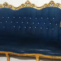 مبلمان استیل 7 نفره|مبلمان خانگی و میز عسلی|مشهد, گاز|دیوار