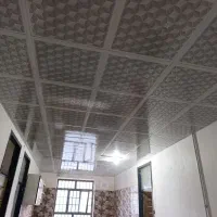اجرای سقف کاذب کاغذدیواری کفپوش اینه بین کابینت و