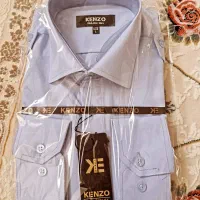 پیراهن سایز لارج رنگ آبی آسمانی