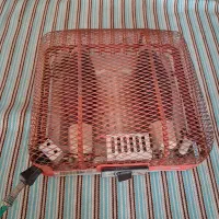 کرسی برقی قدیمی دولامپی ناسیونال|سایر لوازم برقی|کاشان, آیت الله سعیدی|دیوار