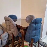 سرویس مبلمان راحتی۷ نفره بهمراه میزناهارخوری|مبلمان خانگی و میز عسلی|ری, منصوریه منگل|دیوار