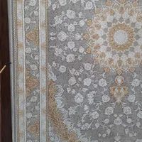 ۲عددفرش۱۲۰۰شانه ۱۲متری تراکم۳۶۰۰گلبرجسته زمرد|فرش|مشکین‌دشت, |دیوار