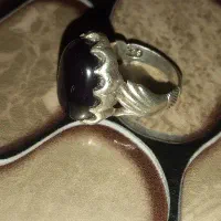 انگشتر نقره نگین آماتیس