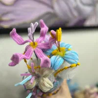 اول کارمه گل درست میکنم ممنونم حمایت میکنین|صنایع دستی و سایر لوازم تزئینی|تبریز, |دیوار