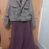 پالتو زمستانی جنس گرم سایز ۳ یک بار پوشیده شده