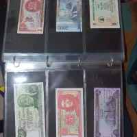 آلبوم اسکناس نفیس به علاوه ۱۲۲ عدد اسکناس|کلکسیون سکه، تمبر، اسکناس|تهران, قیطریه|دیوار