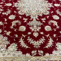 فرش کارکرده ۱۲متری لاکی|فرش|همدان, |دیوار