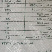 کود پتاسیم گرانوله اصلی|گل و گیاه طبیعی|مهران (ایلام), |دیوار