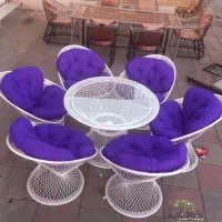 تولیدی صندلی باغی/طرح بامبو/ست ۶ نفره