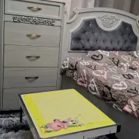 میز تحریر چوبی پایه اهنی