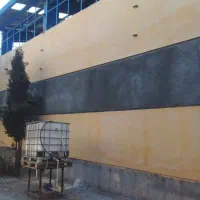 پلاستر سیمان کاری طرح سنگ سیمان سفید طوسی زیر و ر|خدمات پیشه و مهارت|اصفهان, لنبان|دیوار