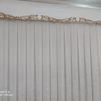 پرده شیک به همراه کتیبه|پرده، رانر، رومیزی|رشت, حسین آباد|دیوار