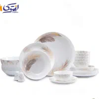 سرویس ۲۸ پارچ ۶ نفره طرح پر|ظروف سرو و پذیرایی|شیراز, باغ تخت|دیوار