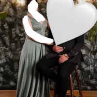 لباس مجلسی پسته ای