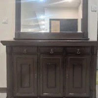 آینه و کنسول چوبی