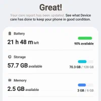 سامسونگ a24 به همراه شارژر و ساعت هوشمند qcy