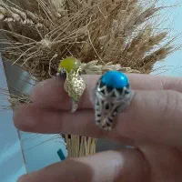 انگشتر نقره فیروزه با شرف