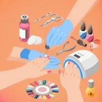 منشی و ناخنکار سالن زیبایی