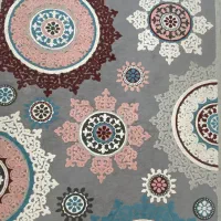 فرش ۴ متری گل برجسته