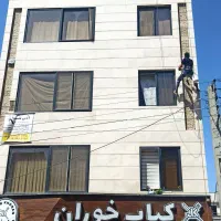 تعمیرات نما بدون داربست پیچ رولپلاک، نصب سنگ و..|خدمات پیشه و مهارت|قزوین, |دیوار