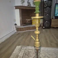 قلیون برنجی قهوه خونه ایی گرم بالا آب بندی شده