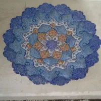 گردسوز لامپا برنجی قدیمی|کلکسیون اشیاء عتیقه|اقبالیه, |دیوار