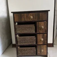جا سیب زمینی پیاز چوبی سالم و تمیز