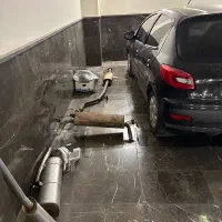 منبع اگزوز بیوک با منبع وسط