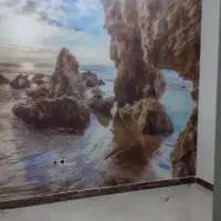 ..نصب انواع کاغذ دیواری و پوستر ۳بعدی ..