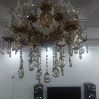 لوستر برنجی تمیز و در حدنو|لوستر و چراغ آویز|تهران, شهید رجایی|دیوار
