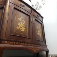 کنسول و آینه شمعدان جهیزیه عروس|بوفه، ویترین، کنسول|مشهد, الهیه|دیوار