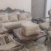 ست مبل کلاسیک لوکس طرح جدید با میز غذا خوری