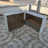 کابینت فلزی درب شیشه. هوایی|مصالح و تجهیزات ساختمان|مریوان, |دیوار