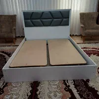 سرویس خواب دونفره ۱۶۰ با کمد.دراور.قاب اینه.صندلی|تخت و سرویس خواب|بهارستان, |دیوار
