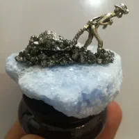 سنگهای زینتی با آدمک معدن کار|کلکسیون اشیاء عتیقه|رفسنجان, |دیوار