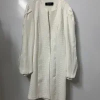 مانتو سفید مجلسی