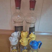 آبلیمو خوری و بطری آب