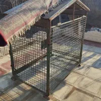 قفس آهنی|لوازم جانبی حیوانات|رباط‌کریم, شترخوار|دیوار