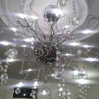 لوستر  نقره ای|لوستر و چراغ آویز|تهران, عبدل‌آباد|دیوار