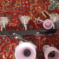 ۳تا چراغ روشنایی دیواری سقفی چهار شعله سالم نو